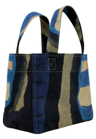 Женская Многоцветная Сумка Medium Tote из Веганской Кожи - Window - 6