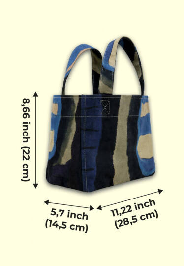 Женская Многоцветная Сумка Medium Tote из Веганской Кожи - Window - 7