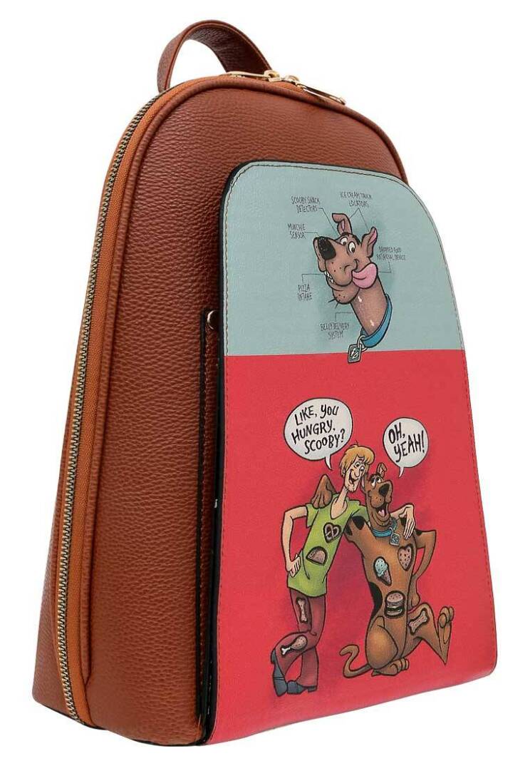 Женский рюкзак из веганской кожи — Warner Bros Hungry Doo Scooby Doo Design - 2