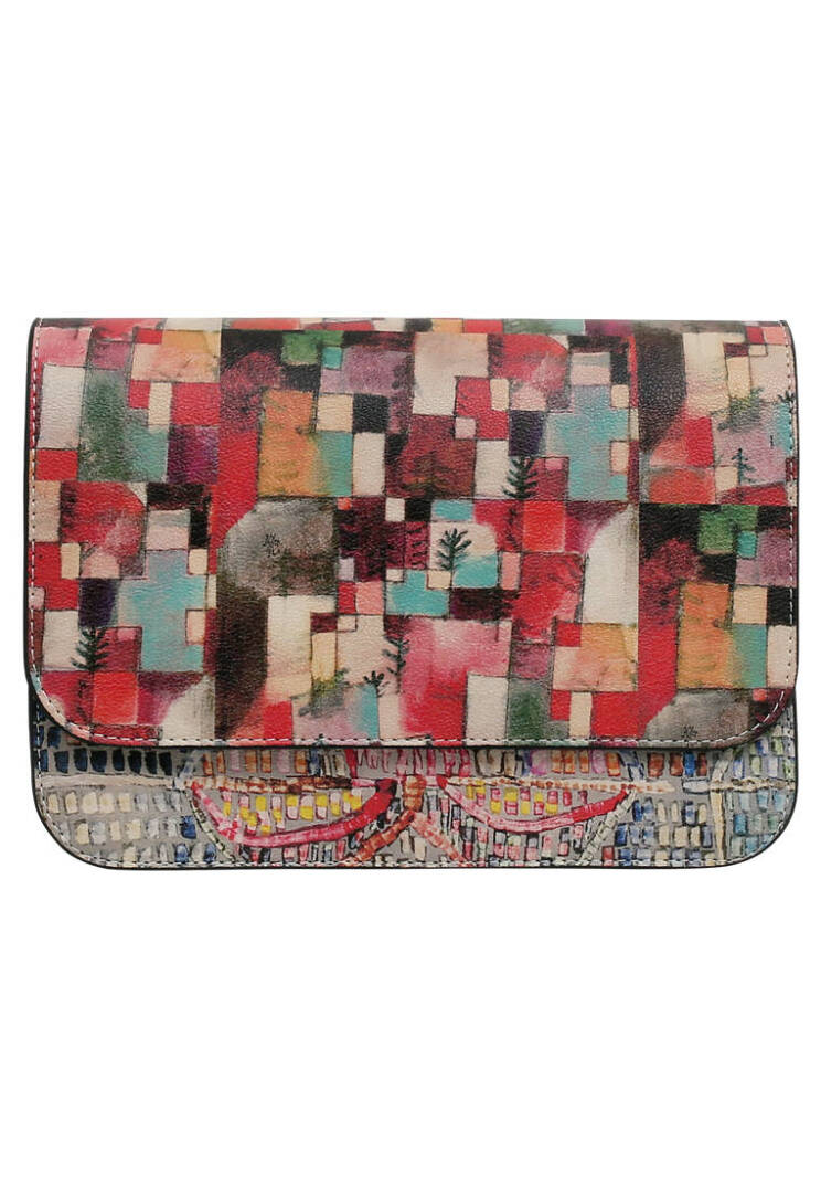 Женский Многоцветный Клатч из Веганской Кожи - Mini Mosaic - 2