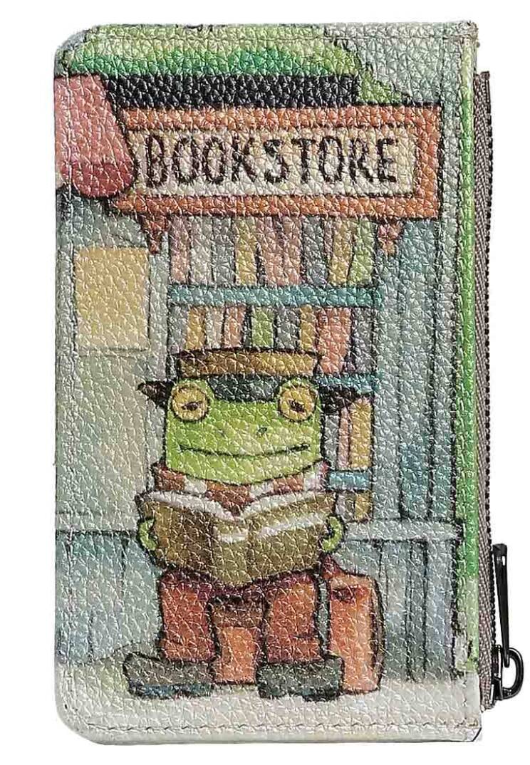 Женский Многоцветный Кошелек - Bookstore Frog - 1