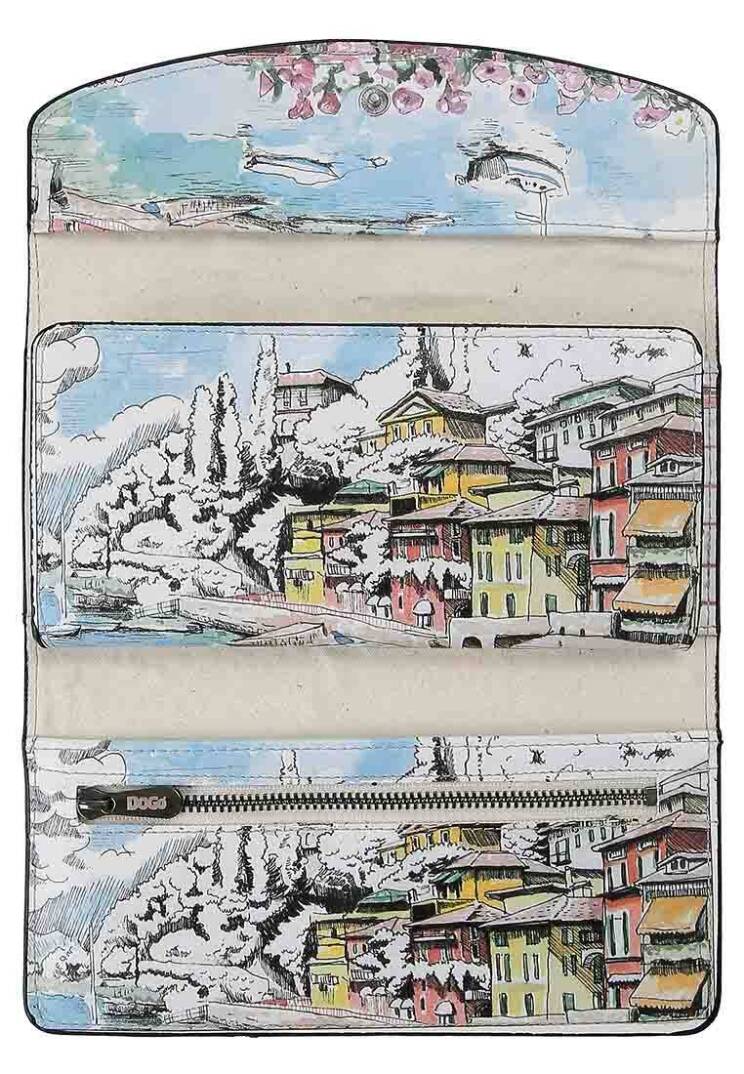 Женский Многоцветный Кошелек - Lago di Como - 2