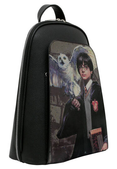 Женский Черный Рюкзак Vegan Warner Bros - Harry And Hedwig Harry Potter - 3