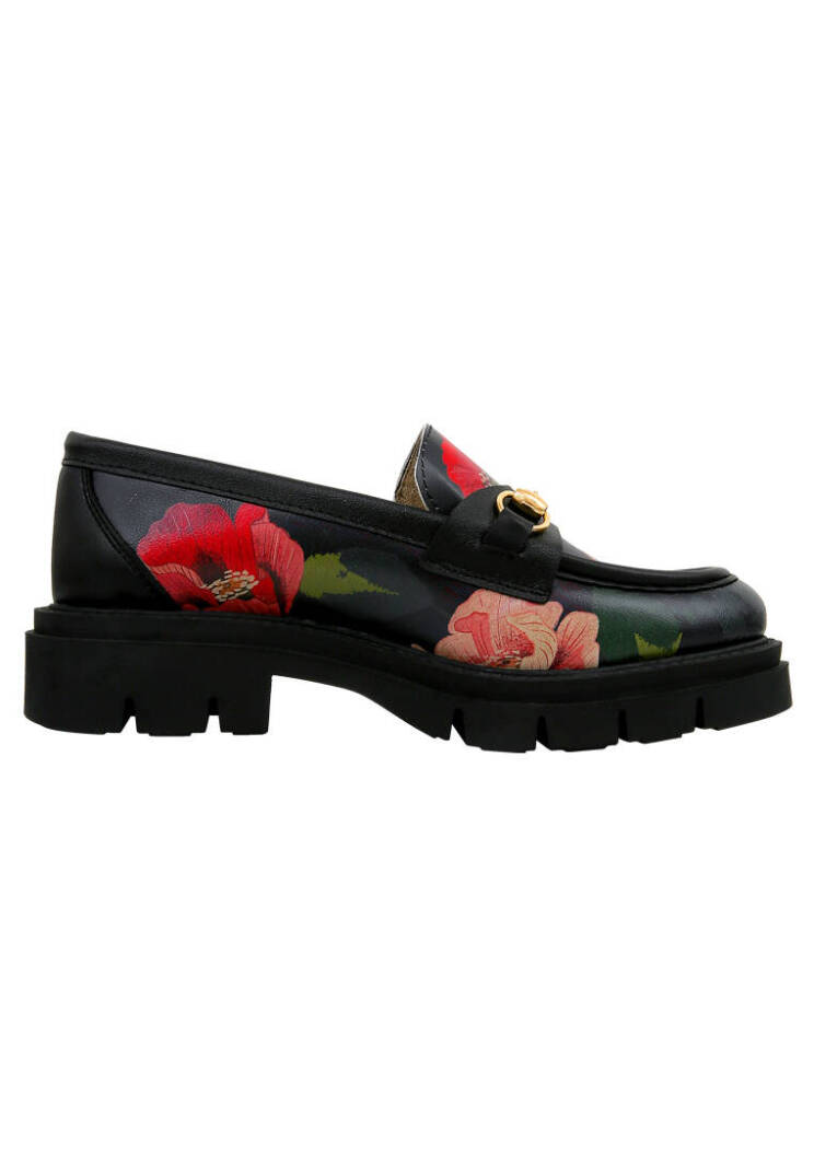 Женские Черные Лоферы Vegan - Poppy - 4