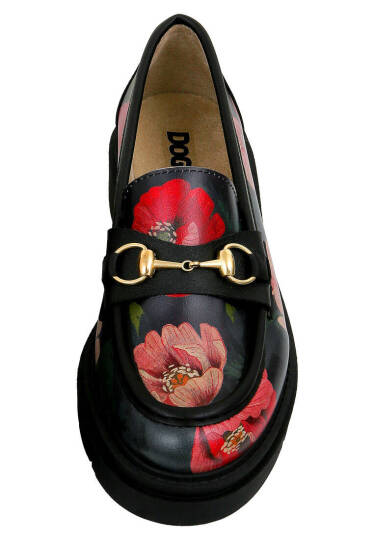 Женские Черные Лоферы Vegan - Poppy - 5