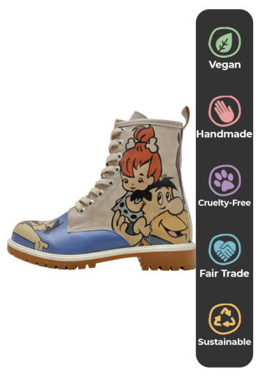 Женские Многоцветные Высокие Сапоги Vegan Warner Bros - Family Rocks - 5