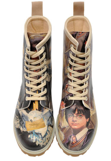 Женские Многоцветные Высокие Сапоги Vegan Warner Bros - Harry and Hedwig Harry Potter - 3