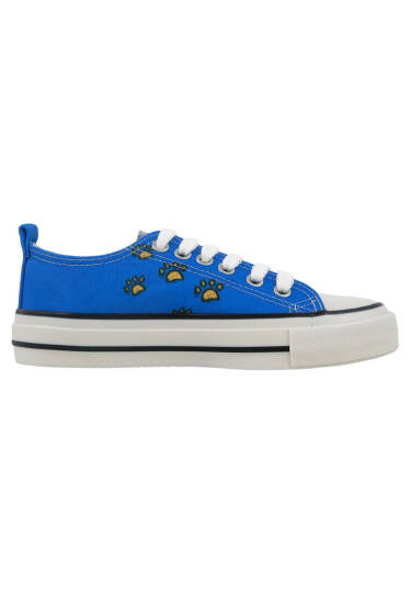 Женские Синие Кроссовки Vegan - Meow Attack - 6